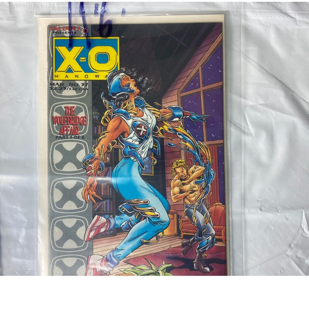 X-O Manowar 37 Valiant Comics The Wolfbridge‎ Affair Part 1 of 4 March 1994